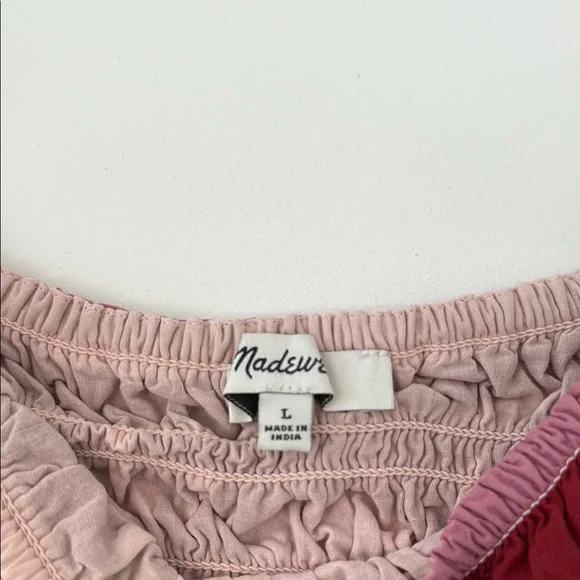 Madewell Red and Pink Maxi Dress L - Picture 2 of 4